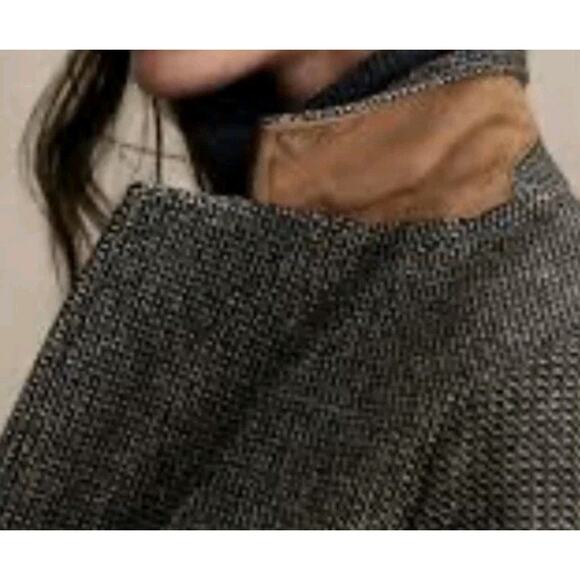 Banana Republic Gray Textured Palmira Tweed Blazer Single Button Sz 14 - Picture 5 of 5